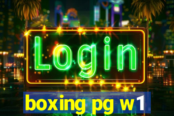 boxing pg w1